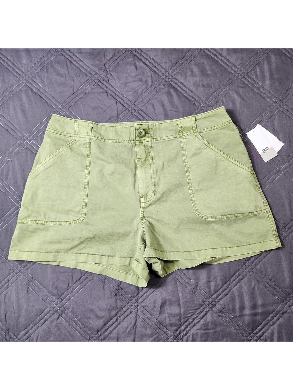 Nordstrom BP Women’s Shorts Size 12 Cargo Green Indie Folk Hiking Adventure NWT